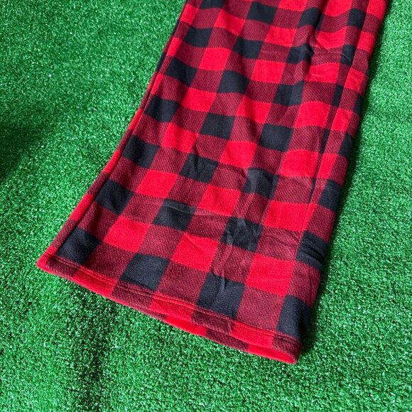 Wondershop Buffalo Plaid Microfleece Red Lounge Pajama Pant Plus Size 2X NEW - Picture 6 of 12
